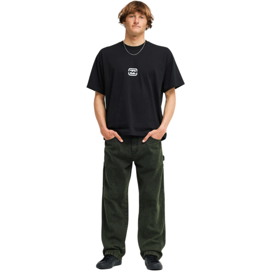 2026 Billabong Mens Bracket OG Short Sleeve T-Shirt EBYZT00580 - Black